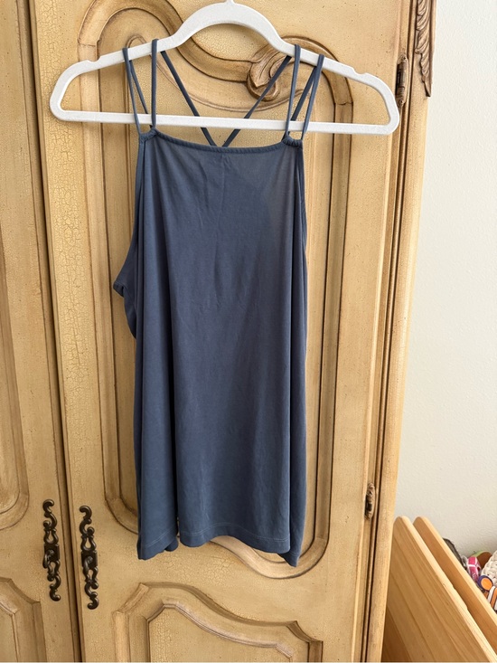 LOFT Tops - LOFT Steel Blue Double-Strap Camisole